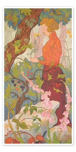 Young woman behind thimble de Paul Ranson Master Collection