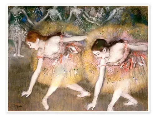 Yourself bowing ballerinas de Edgar Degas ARTOTHEK