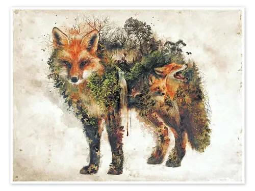 Zorro surrealista de Barrett Biggers